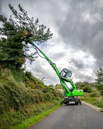 718 E bei Baumpflegearbeiten 