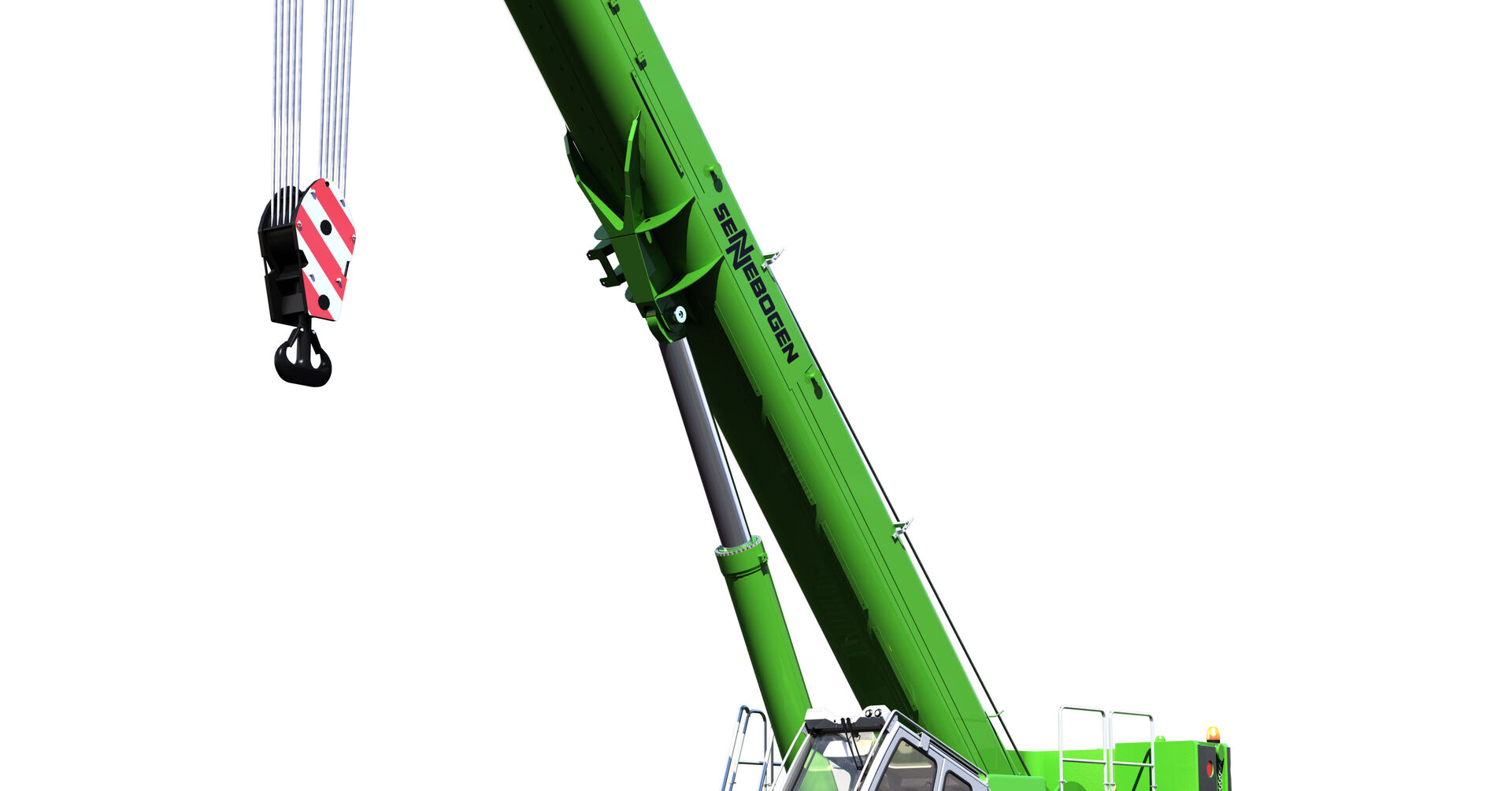 SENNEBOGEN with telescopic crawler crane over 100 t SENNEBOGEN