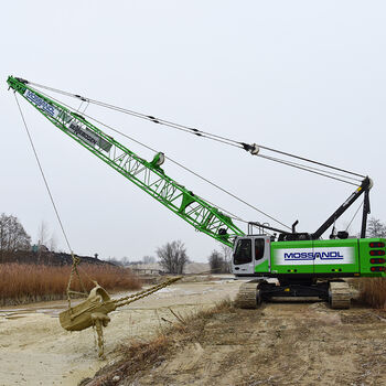 55 t SENNEBOGEN Seilbagger Hydroseilbagger 655 Gewinnung Gewinnungsindustrie Schleppschaufel