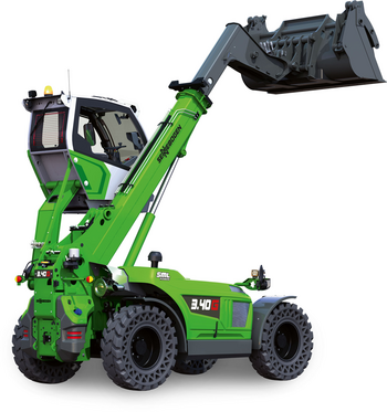 SENNEBOGEN 340 G series, 4 to telehandler with elevating cab