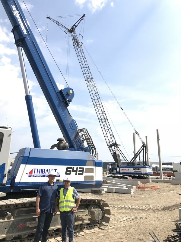 SENNEBOGEN crawler crane 2200 E