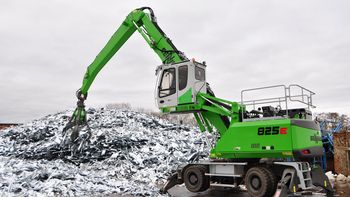 sennebogen 825 e material handler scrap handling rvr ratisbona