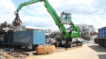 Economical and environmentally-friendly: the SENNEBOGEN  818 R Electro at Polcopper