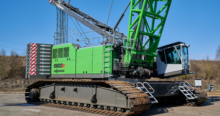 Seilbagger für Spezialtiefbau mit 300 t Einsatzgewicht für den Einsatz mit Schlitzwandgreifer oder Hydrofräse SENNEBOGEN 6300 E 