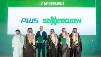Produktion von SENNEBOGEN Raupenkranen in Saudi-Arabien