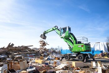 SENNEBOGEN 822 G, material handler for recycling contractor