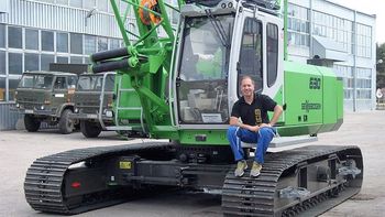 Seilbagger SENNEBOGEN 630 E Raupe Standsicherheit Gewinnungsindustrie Braunkohle