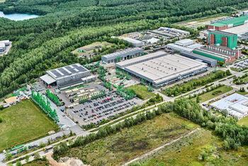 Aerial view SENNEBOGEN Plant 3 Wackersdorf