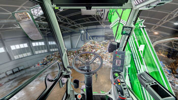 Robust telescopic handler with elevating cab: the SENNEBOGEN 355 E Driver’s perspective