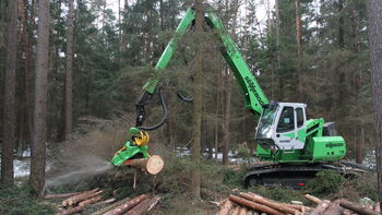 SENNEBOGEN 718 Forestry Raupenharvester Forstmaschine