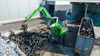 SENNEBOGEN 822 G, Umschlagbagger für Recyclingunternehmen