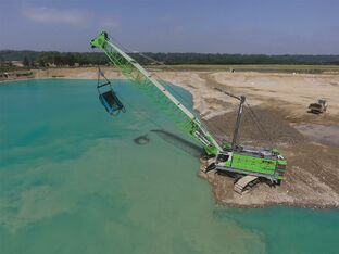 SENNEBOGEN 6140 E HD Crawler Duty cycle crane / Dragline Gravel extraction with dragline bucket / Extraction industry