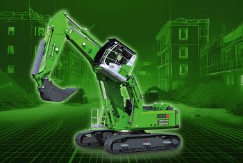 SENNEBOGEN 830 Abbruch-Abbruchbagger mit Tieflöffel