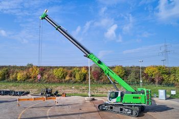 Sennebogen 683 E: A particularly robust 80 t telescopic crawler crane.