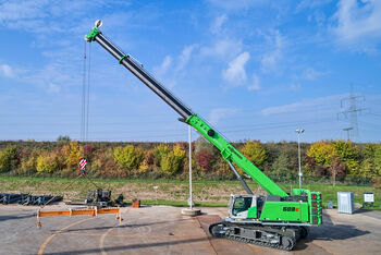 Sennebogen 683 E: A particularly robust 80 t telescopic crawler crane.
