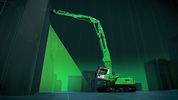 Abbruchbagger mit zwei neuen Ausrüstungsfeatures, SENNEBOGEN 830 Abbruchbagger mit zwei neuen Ausrüstungsfeatures, SENNEBOGEN 830