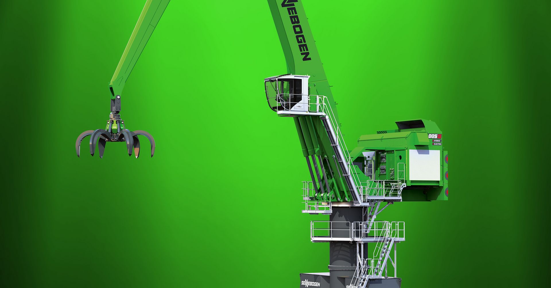 Samnang Brenaeさん専用.5 Largest material handler ever exhibited at a bauma | SENNEBOGEN