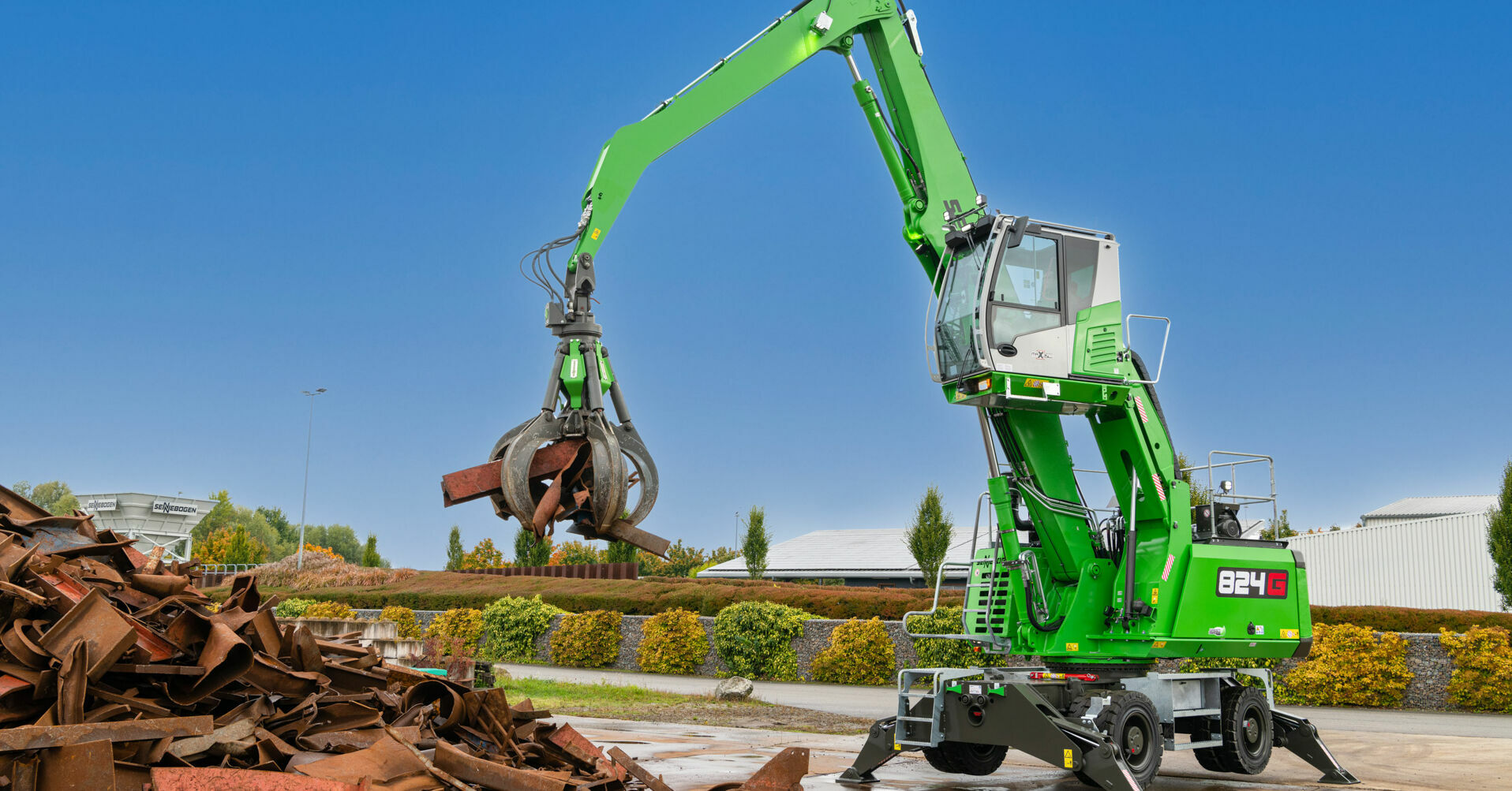 824 G Umschlagbagger für Recycling + Schrott SENNEBOGEN