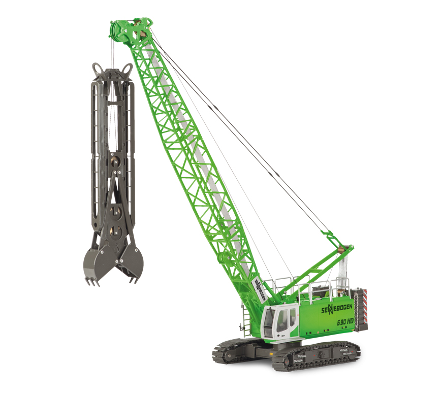 Modell_690_860-x-870 SENNEBOGEN Seilbagger 690 HD mit Schlitzwandgreifer