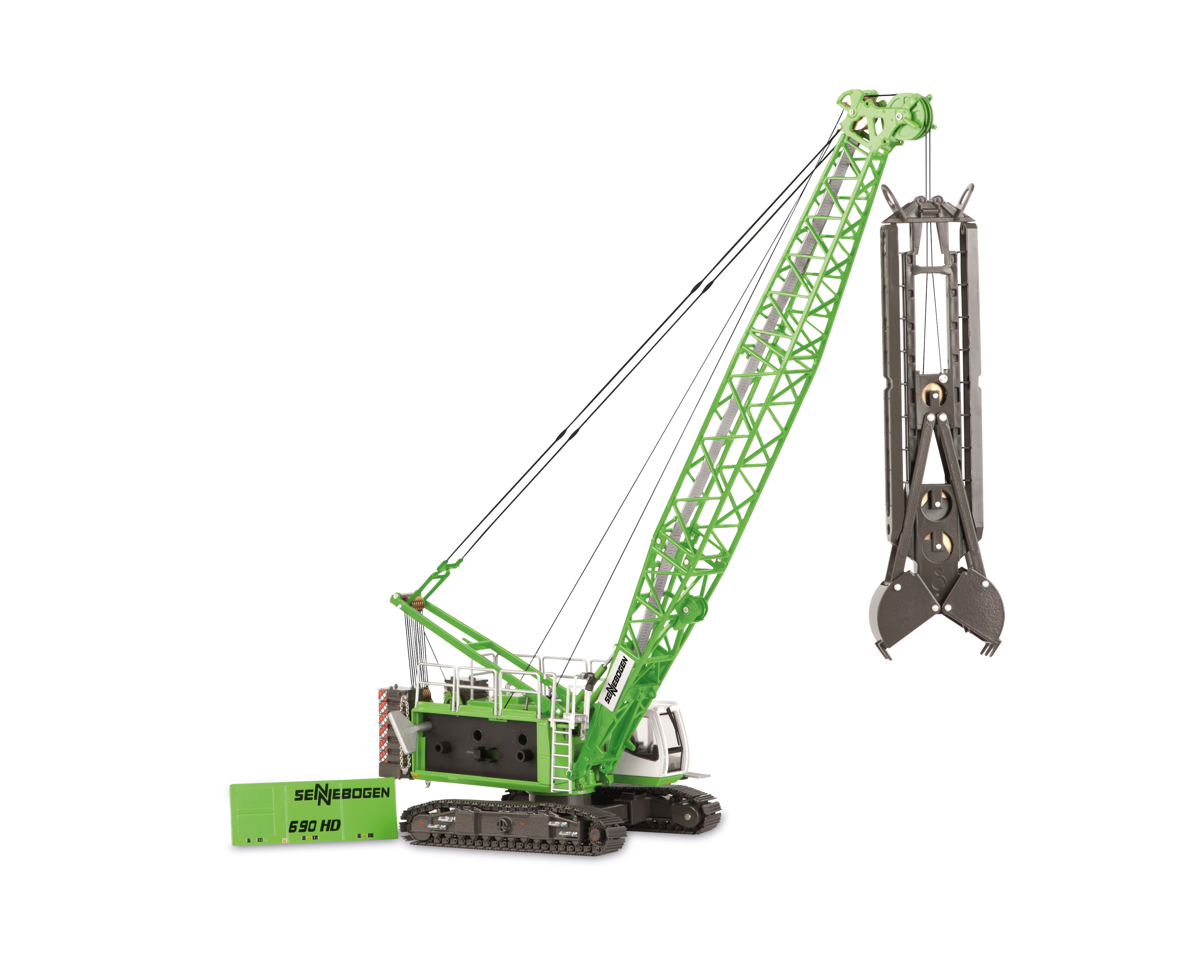 SENNEBOGEN Duty Cycle Crane 690 HD with diaphragm wall grab