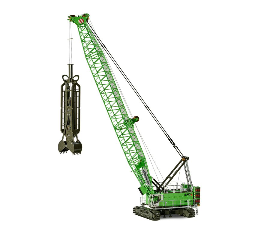 SENNEBOGEN Duty Cycle 6140 HD with diaphragm wall grab